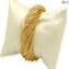 Armband Millefili Conterie - Gold - Original Murano Glas OMG®