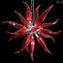 Red Madusan Lamp - 6 Lights - Original Murano Glass OMG