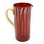 Pitcher Polychrome - Red Passion pure silver - Original Murano Glass OMG 