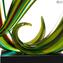 Green Waves - Sculpture - Original Murano Glass OMG