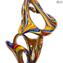 색상 Spalsh Slimer-Abstract-Murano Glass Sculpture
