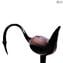 Crane Bird - Statue en verre - Verre de Murano original OMG