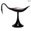 Crane Bird - Statue en verre - Verre de Murano original OMG