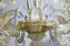 Venezianischer Kronleuchter Cadoro 8 Lichter - pures Gold - Original Muranoglas OMG