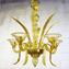 Venetian Chandelier Amber Lance - Original Murano Glass