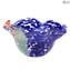 Bowl Centerpiece Rainbow - Azul - Cristal de Murano original OMG