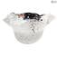 Bowl Centerpiece Rainbow - White - Original Murano Glass OMG