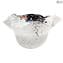 Bowl Centerpiece Rainbow - Blanco - Cristal de Murano original OMG