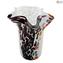 Vase Rainbow - Blanc - Verre de Murano Original OMG