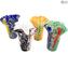 Vase Rainbow - Blanc - Verre de Murano Original OMG