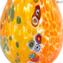 Vase Flasche Regenbogen - Orange - Original Murano Glas OMG