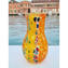 Vase Flasche Regenbogen - Orange - Original Murano Glas OMG