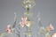 Venetian Chandelier Rosetto Pink Gold 24kt - Original Murano Glass