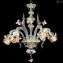 Venezianischer Kronleuchter Rosetto Pink Gold 24kt - Original Murano Glas