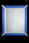 فونداكو - أزرق - مرآة حائط فينيسية - زجاج مورانو
