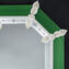 ハーブ-緑-壁のベネチアンミラー-ムラノガラス