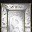Frühlingsprinzessin - Wand venezianischer Spiegel - Muranoglas