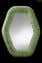 باقة خضراء - مرآة حائط فينيسية - زجاج مورانو