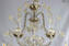 Venezianischer Kronleuchter Rezzonico Golden King - Details in Gold 24kt - Original Murano Glass OMG