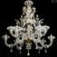 Venetian Chandelier Rezzonico Golden King - Details in Gold 24kt - Original Murano Glass OMG