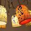 Kandinsky - Lâmpada suspensa 6 luzes - Vidro original de Murano OMG