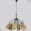 Fantasy-Hanging Lamp 6 lights-Original Murano Glass