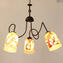 Fantasy-Hanging Lamp 3 lights-Original Murano Glass