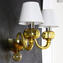 Shanghai - Wall Lamp Sconce Applique Topaz - Luxury - Original Murano Glass