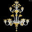 Venetian Chandelier Margherita 6 + 3 lights-Floral-Murano Glass