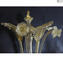 Applique Rezzonico Golden King -puro Oro - vetro di Murano Originale