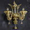 Wall lamp Golden King Rezzonico - Original Murano Glass - 2 lights