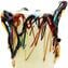 Musana Vase White - Tribute to Picasso - Original Murano Glass OMG