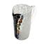 إبريق قوس قزح - أبيض - زجاج مورانو الأصلي OMG