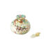 橢圓形香水瓶-粉紅Millefiori和金箔-原裝Murano玻璃OMG