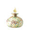 Flacon ovale parfum - Millefiori rose et feuille d'or - Verre de Murano Original OMG