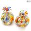 Flacon Parfum - Arlecchino Gold - Verre de Murano Original OMG