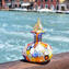 Scent Oval Bottle - Arlecchino Gold - Original Murano Glass OMG