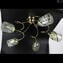 Lámpara de techo Twister - 5 luces - Cristal de Murano original