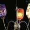 Harmony Silver Chandelier - Hanging Lamp 6 lights - Original Murano Glass