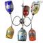 Harmony Silver Chandelier - Hanging Lamp 6 lights - Original Murano Glass