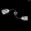 Ceiling Lamp Twister - 2 lights - Original Murano Glass