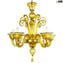 Chandelier Primiero Amber - Pastorale - Murano Glass