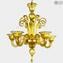 Chandelier Primiero Amber - Pastorale - Murano Glass