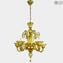 Chandelier Primiero Amber - Pastorale - Murano Glass