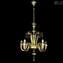 Chandelier Primiero Amber - Pastorale - Murano Glass