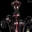 枝形吊燈Primiero Purple-Pastorale-Murano Glass