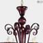 Chandelier Primiero Purple - Pastorale - Murano Glass