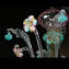 Venetian Chandelier Ninfa Violet - Murano Glass