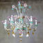 Venetian Chandelier Ninfa Violet - Murano Glass