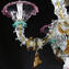 Venetian Chandelier Ninfa Violet - Murano Glass